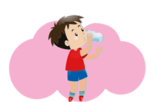 Het kind voldoende te drinken geven Het kind voldoende te drinken geven